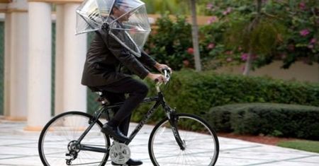 Nubrella: parasol dla rowerzystów