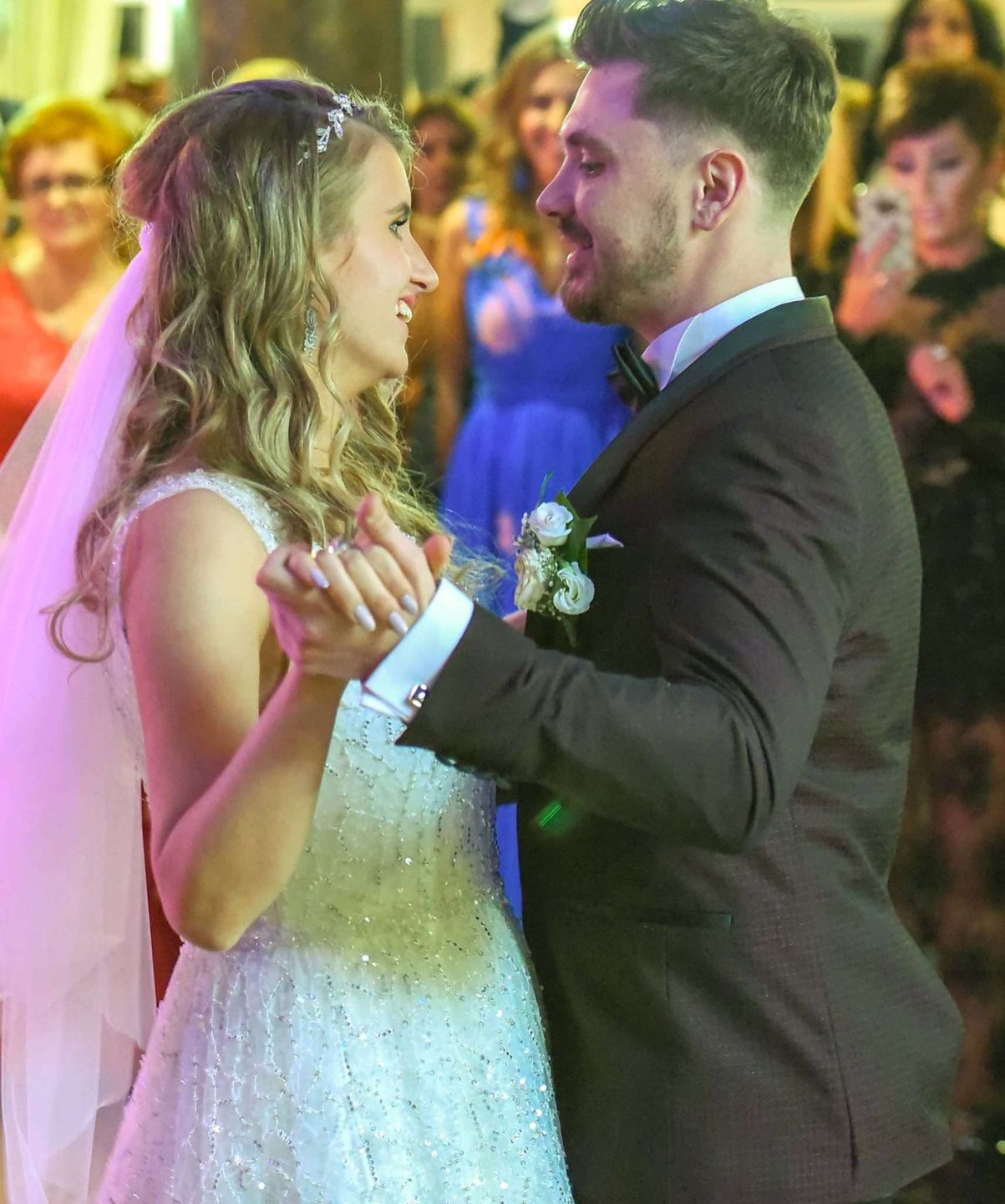 Daniel Martyniuk i Ewelina Golczyńska na weselu