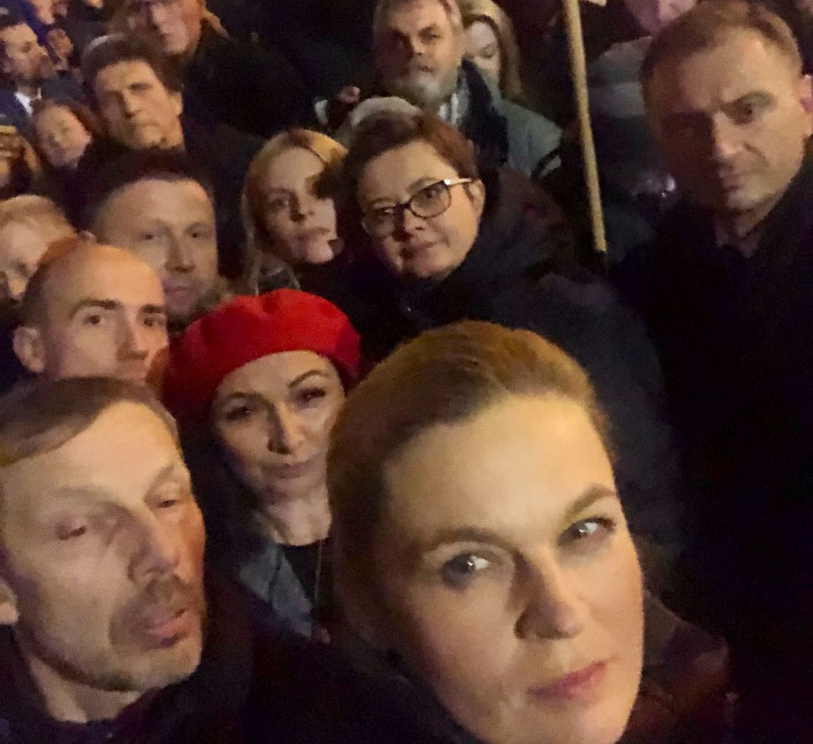 Zdjęcie z protestu "Dziś sędziowie, jutro Ty".