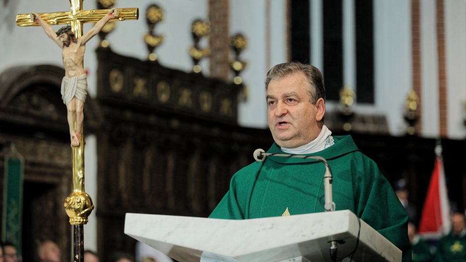 Ksiądz Bogdan Bartołd, proboszcz Parafii Archikatedralnej w Warszawie.