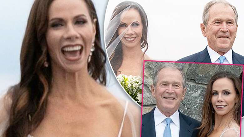 Barbara Bush ślub zdjęcia mąż suknia ślubna