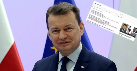 Notka biograficzna Mariusza Błaszczaka w polskiej Wikipedii to prawdziwy hit