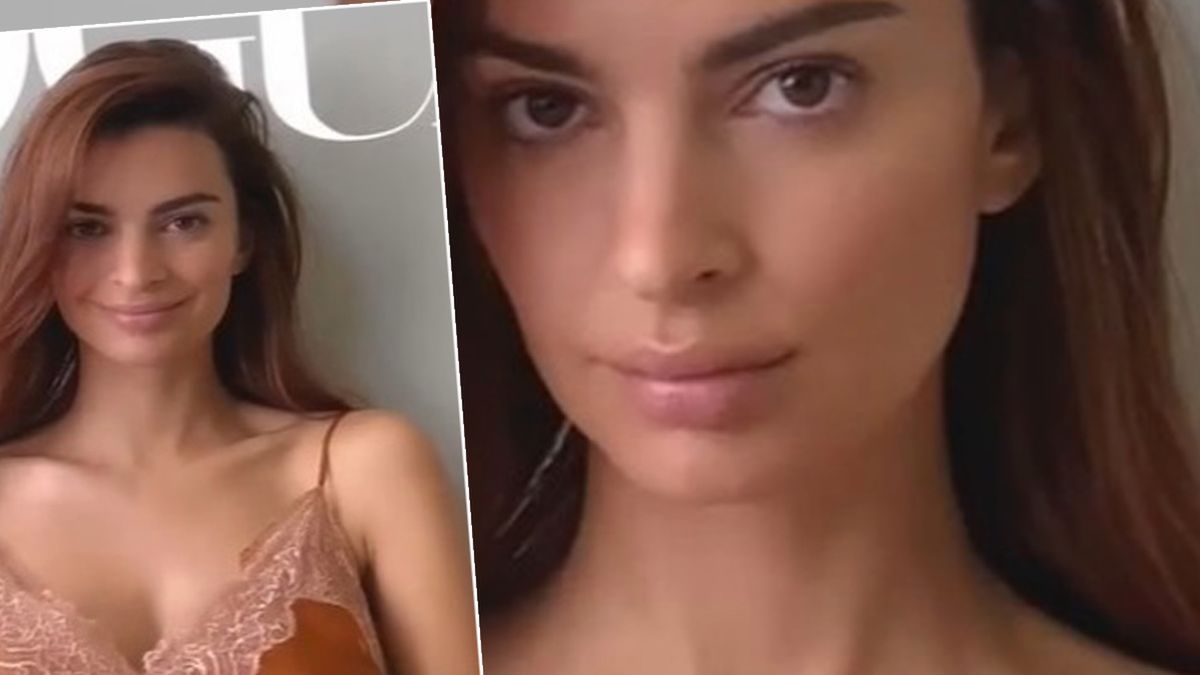 Emily Ratajkowski w ciąży! Pokazała brzuszek na okładce „Vogue’a”. Długo ukrywała swoje krągłości