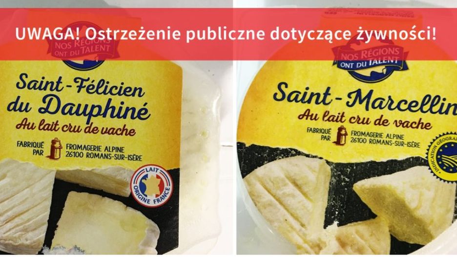 Tak wyglądają sery, które mogą być zanieczyszczone bakterią E.coli