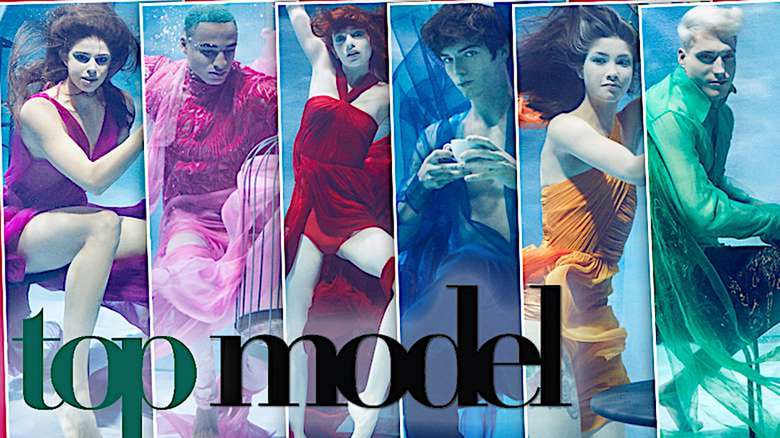 Top Model podwodna sesja