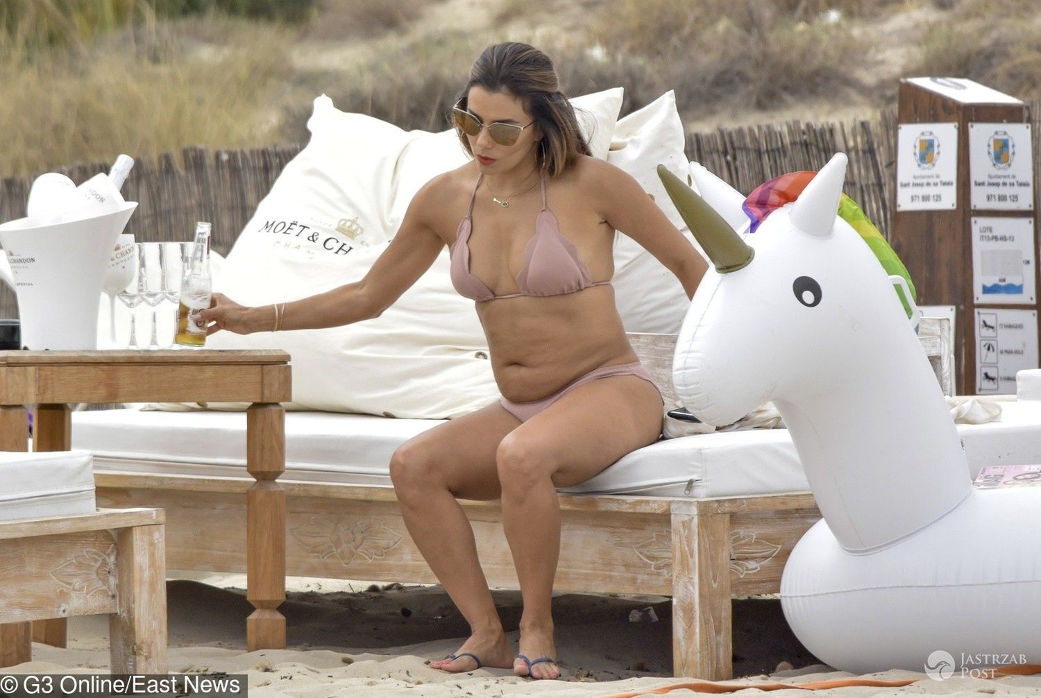 Eva Longoria w bikini polskiej marki na Ibizie