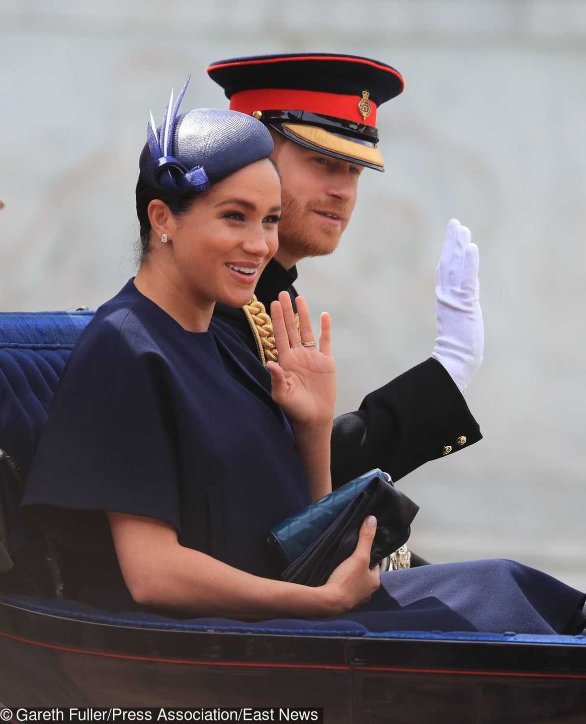 Meghan Markle i książę Harry na Trooping the Colour 2019