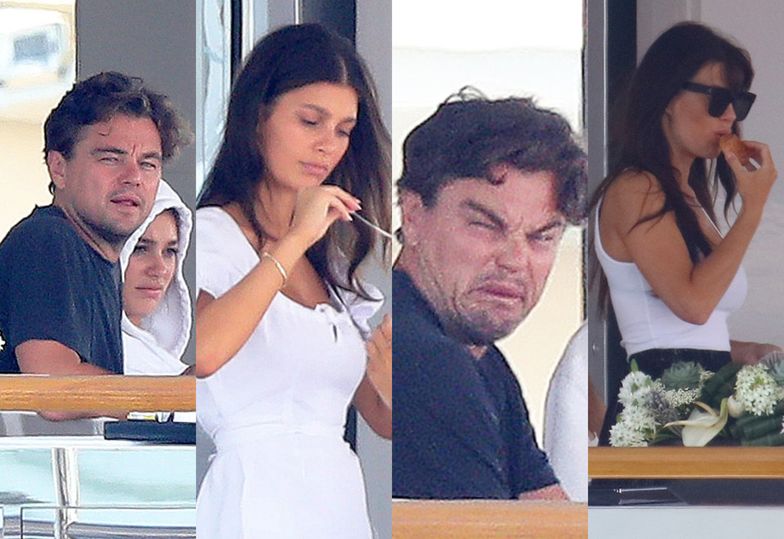 Głupie miny, chichoty i selfie, czyli wakacje Leonardo DiCaprio, jego dziewczyny i młodszej od niego "teściowej"