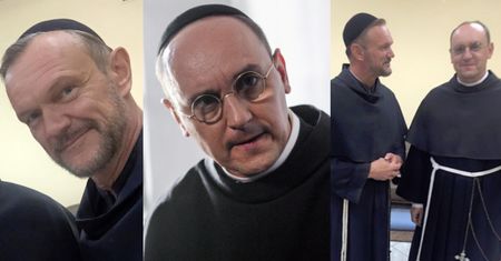 Pazura zagra... księdza w filmie dokumentalnym o Maksymilianie Kolbe (FOTO)
