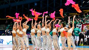 Cheerleaders Wrocław na meczu Śląsk - Czarni 