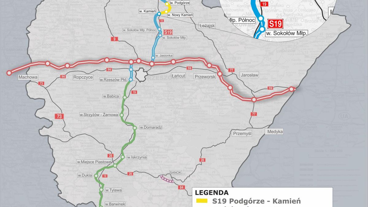 Budowa odcinka S19 od węzła Podgórze do węzła Kamień kosztować będzie 333,5 mln zł