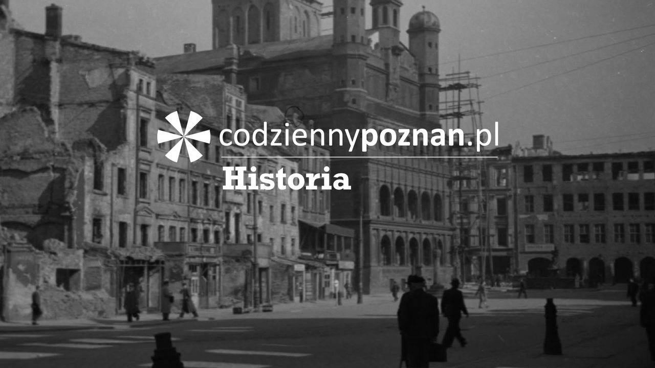 Film i zdjęcia pokazujące Poznania z 1945 roku