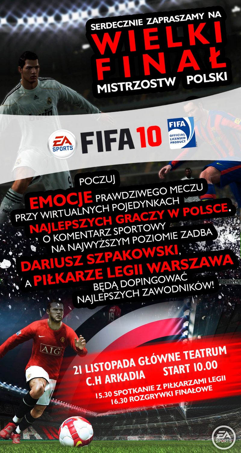 EA zaprasza na finał Mistrzostw Polski FIFA 10