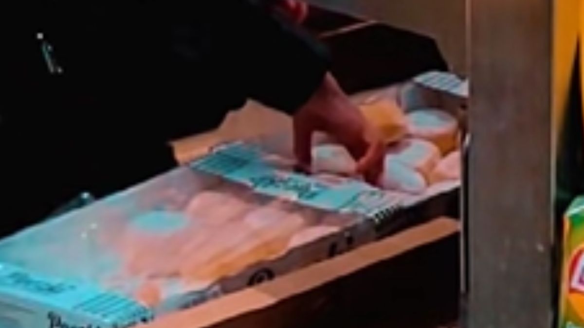 Brak słów, jak zachowywała się w Biedronce.