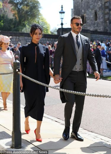 Victoria Beckham i David na ślubie Meghan Markle i księcia Harry'ego