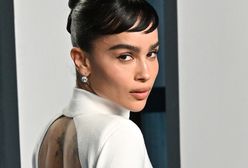 Zoe Kravitz zaszalała z sukienką. Dekolt na plecach sięgał odrobinę za daleko