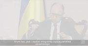 Premier powiedział, że Krym pozostanie w granicach Ukrainy, ale może dostać więcej swobód politycznych.