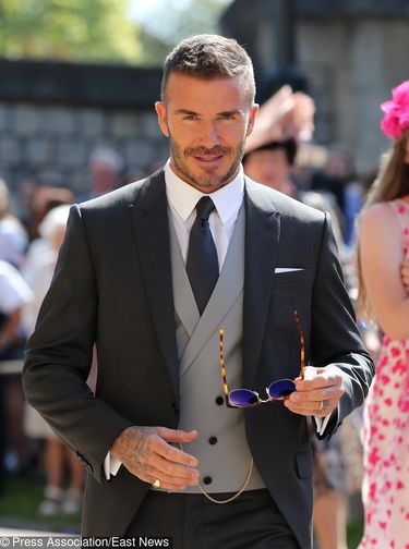 David Beckham na ślubie Meghan Markle i księcia Harry'ego