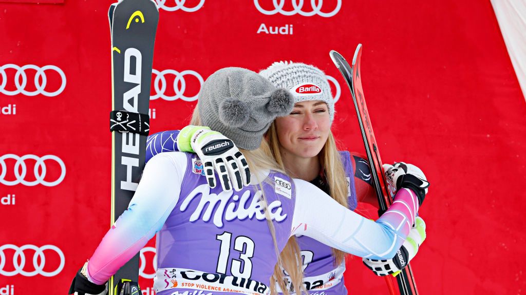 Getty Images / Christophe Pallot/Agence Zoom / Na zdjęciu: Mikaela Shiffrin i Lindsey Vonn