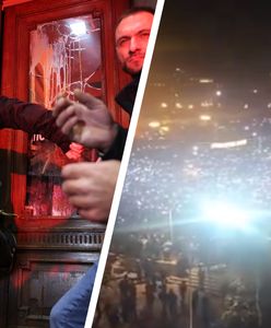 Serbowie wyszli na ulice. Szturm na ratusz w Belgradzie