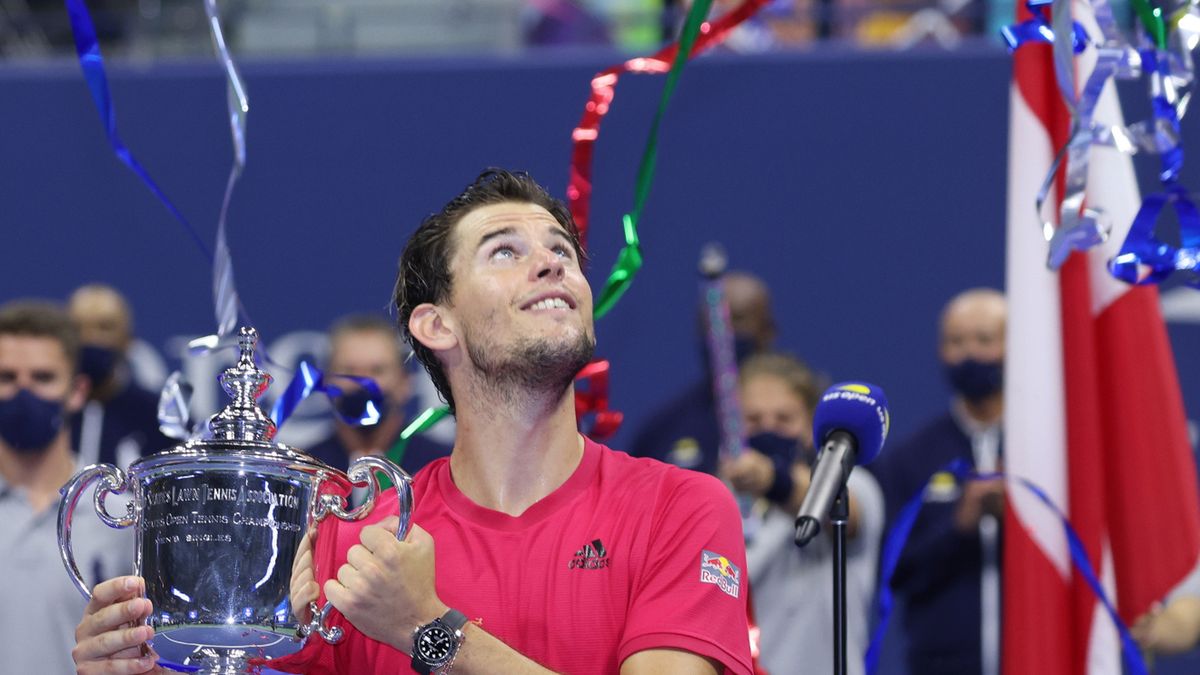 PAP/EPA / JUSTIN LANE / Na zdjęciu: Dominic Thiem, mistrz US Open 2020