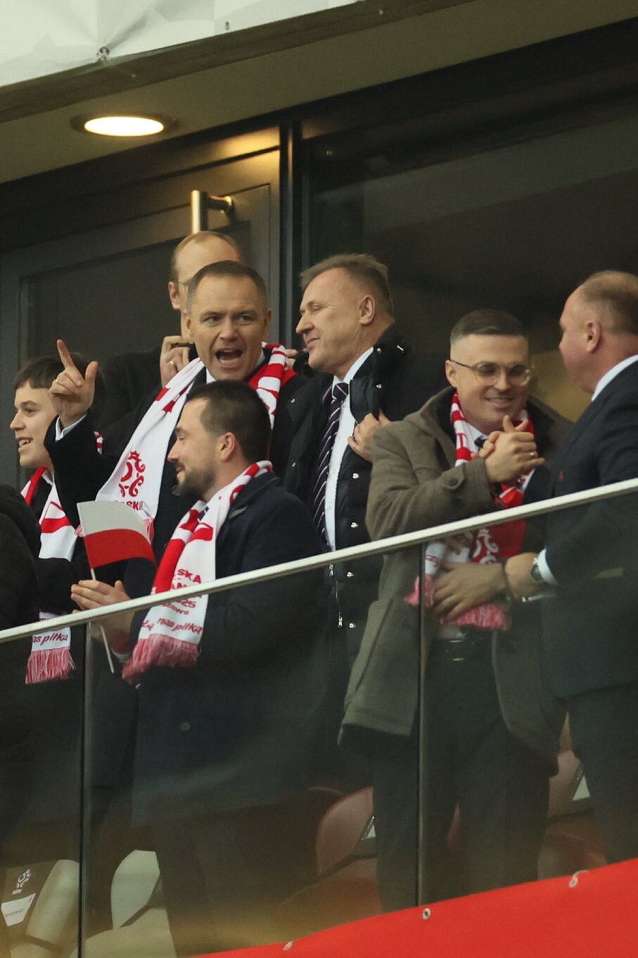 Prezydent RP Karol Nawrocki na trybunach