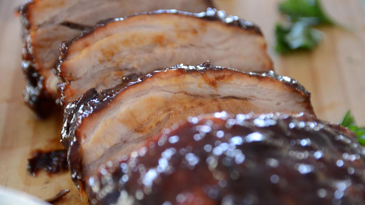 Duszone żeberka wieprzowe z kością (mięso i tłuszcz)