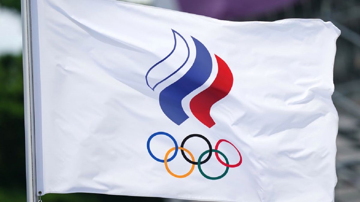 flaga Rosyjskiego Komitetu Olimpijskiego