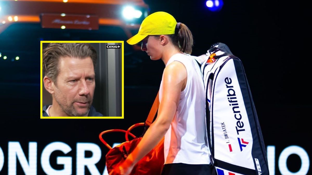 Getty Images / x.com/CANALPLUS_SPORT / Na zdjęciu: Iga Świątek/ Wim Fissette