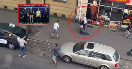 Obezwładnili napastnika w Chorzowie. Bohaterowie zostali wyróżnieni