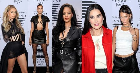 Gwiazdy na pokazie bielizny "Savage X Fenty": Rihanna, Paris Hilton, Irina Shayk, Bella Hadid, Demi Moore... (ZDJĘCIA)