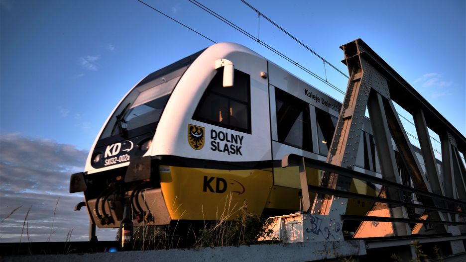 kolej pociąg koleje dolnośląskie