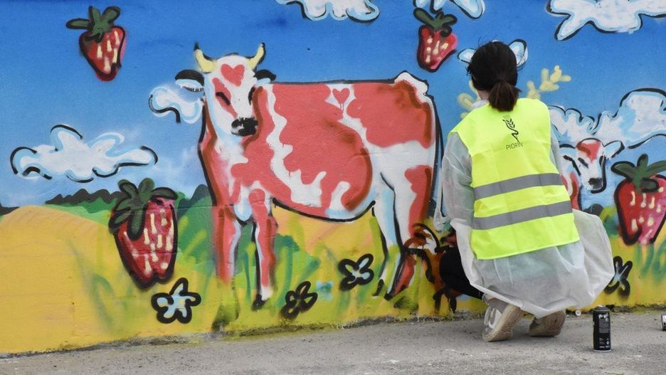 Nowy mural w Koszalinie