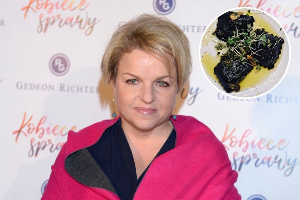 Kasia Bosacka i jej ravioli w tle
