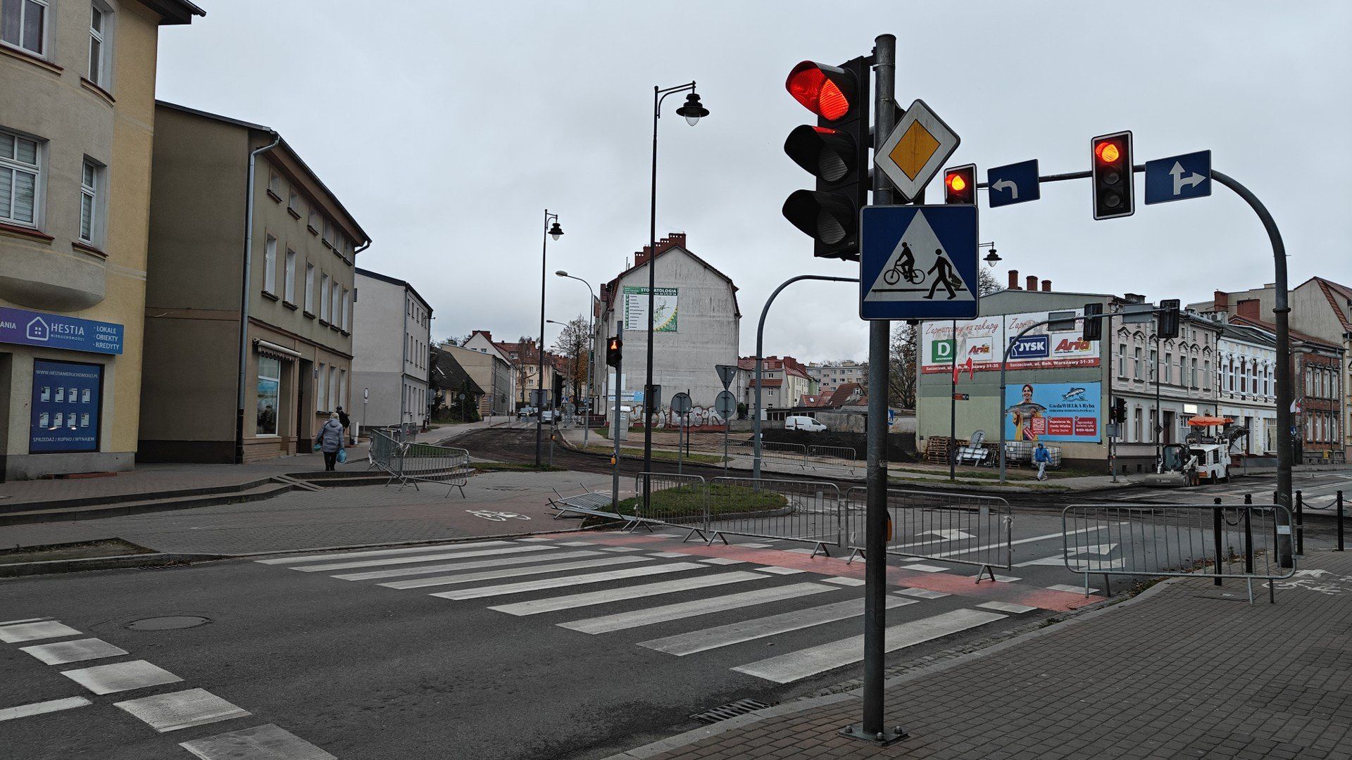 W centrum Szczecinka rozpoczęła się budowa nowego ronda