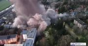 Detonacja niewybuchu z II wojny światowej w Wielkiej Brytanii.