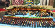 Setna rocznica urodzin Wisławy Szymborskiej. Makieta LEGO w hołdzie noblistce