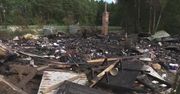 Eksplozja butli z gazem pod Bełchatowem. Jedna osoba ranna, dom zniszczony