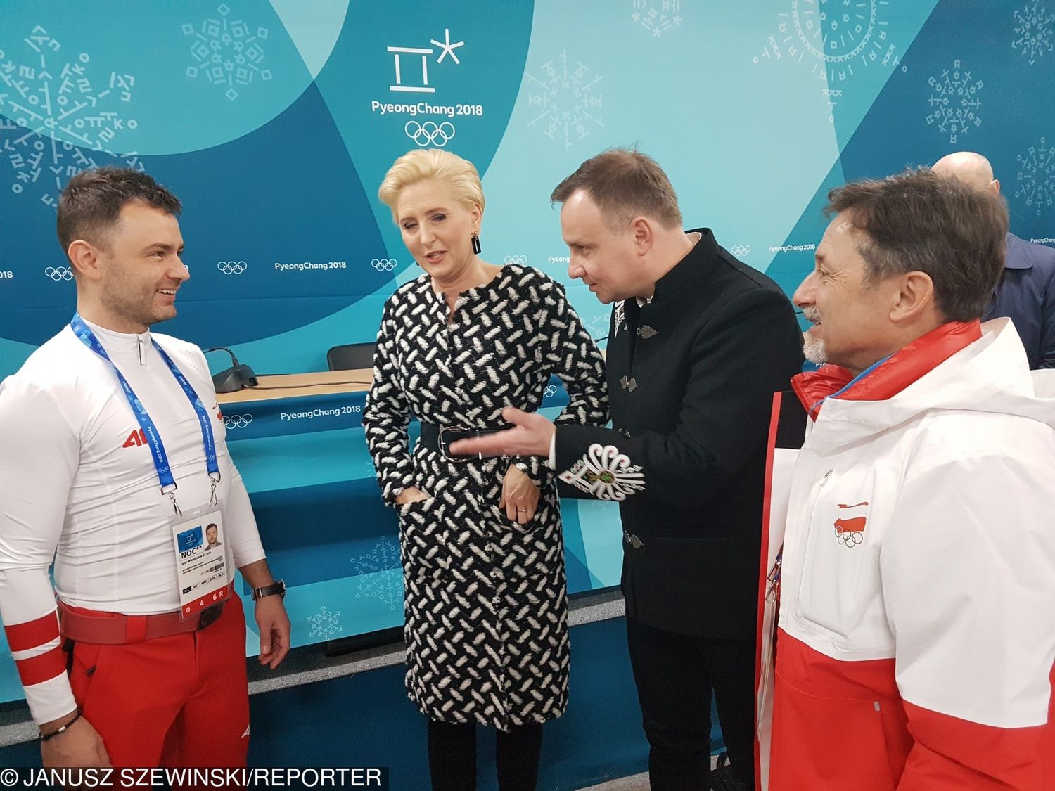 Andrzej Duda i Agata Duda na Igrzyskach Olimpijskich w Korei Południowej