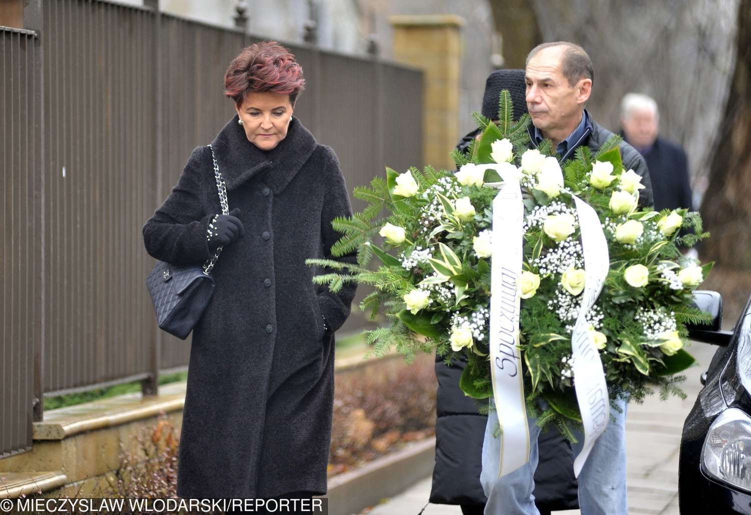 Jolanta Kwaśniewska – pogrzeb Zbigniewa Korpolewskiego