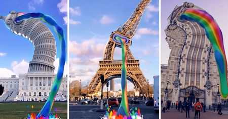 Snapchat z nowymi funkcjami. Zagrasz ze znajomymi przez komunikator, a znane budowle ożyją