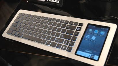 Specyfikacja klawiatury Asus Eee z dotykowym ekranem 1