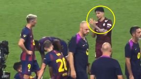 Chciał koszulkę "Lewego". Zobacz nagranie