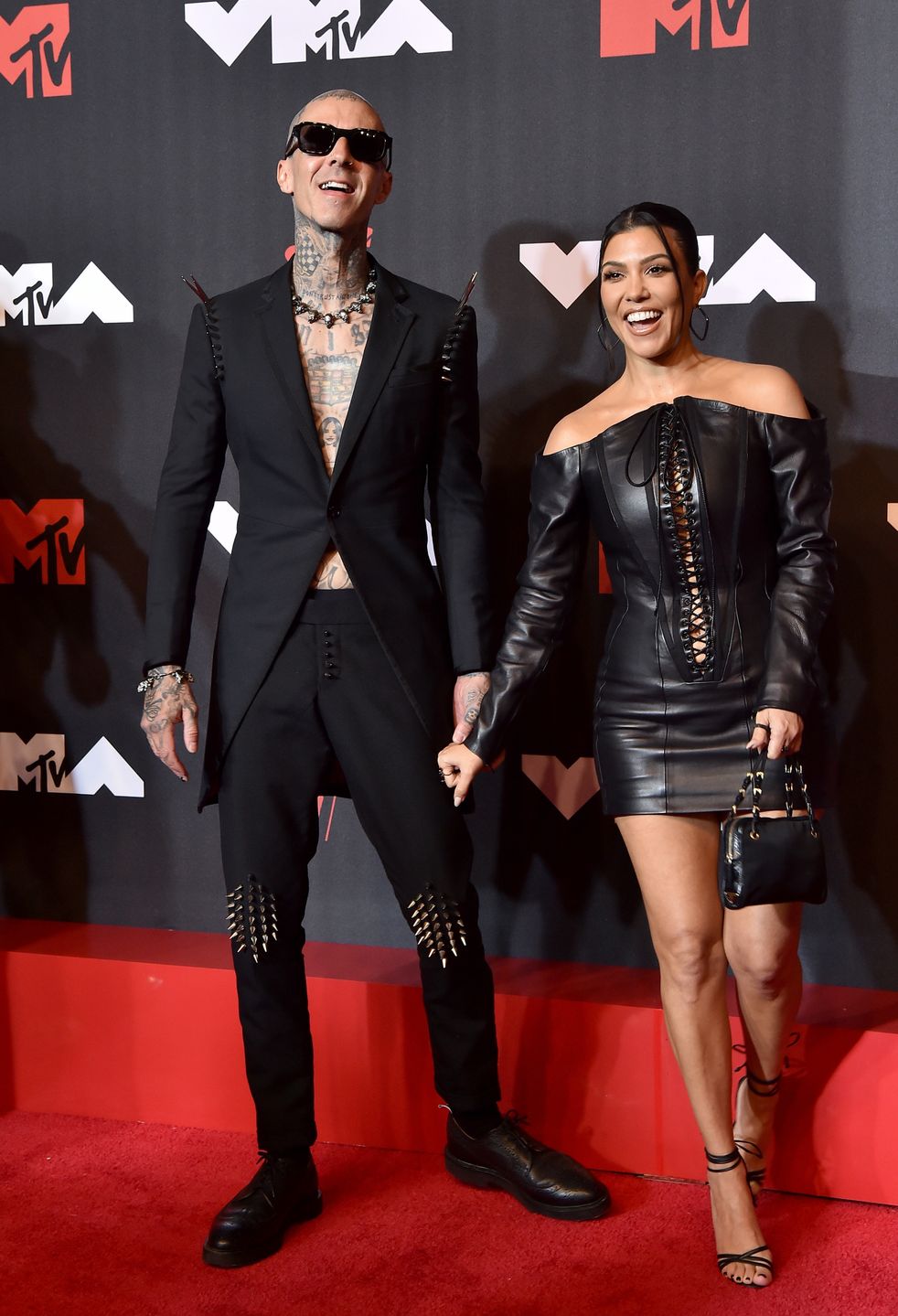 Kourtney Kardashian i Travis Barker na MTV VMA