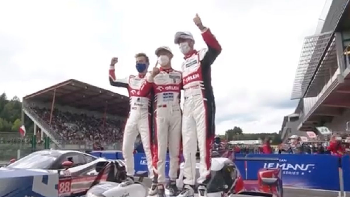 Zdjęcie okładkowe artykułu: YouTube / European Le Mans Series / Na zdjęciu: Robert Kubica i jego koledzy z WRT