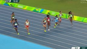 Lekkoatletyka, 100m (eliminacje): bieg Ewy Swobody