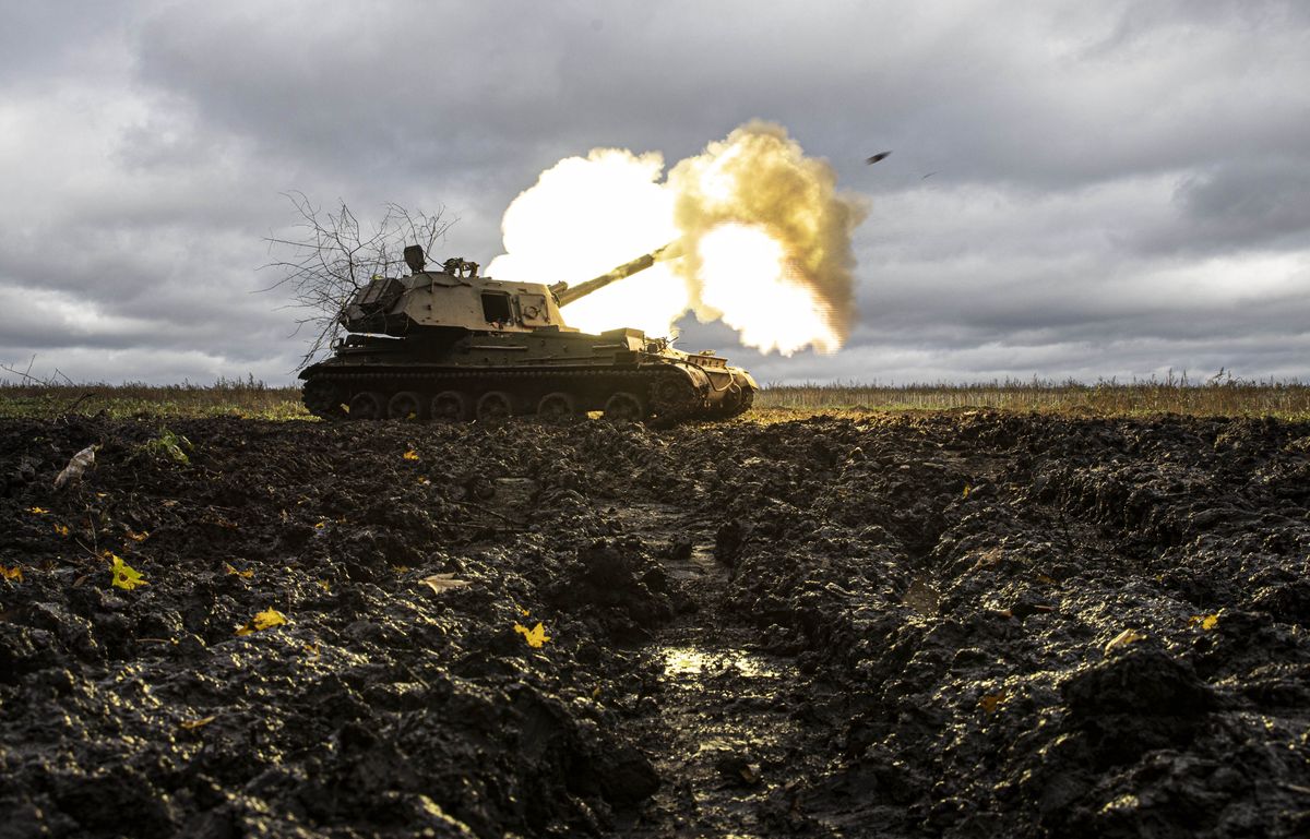 Ukraińskie haubice ostrzeliwują rosyjskie punkty w obwodzie donieckim