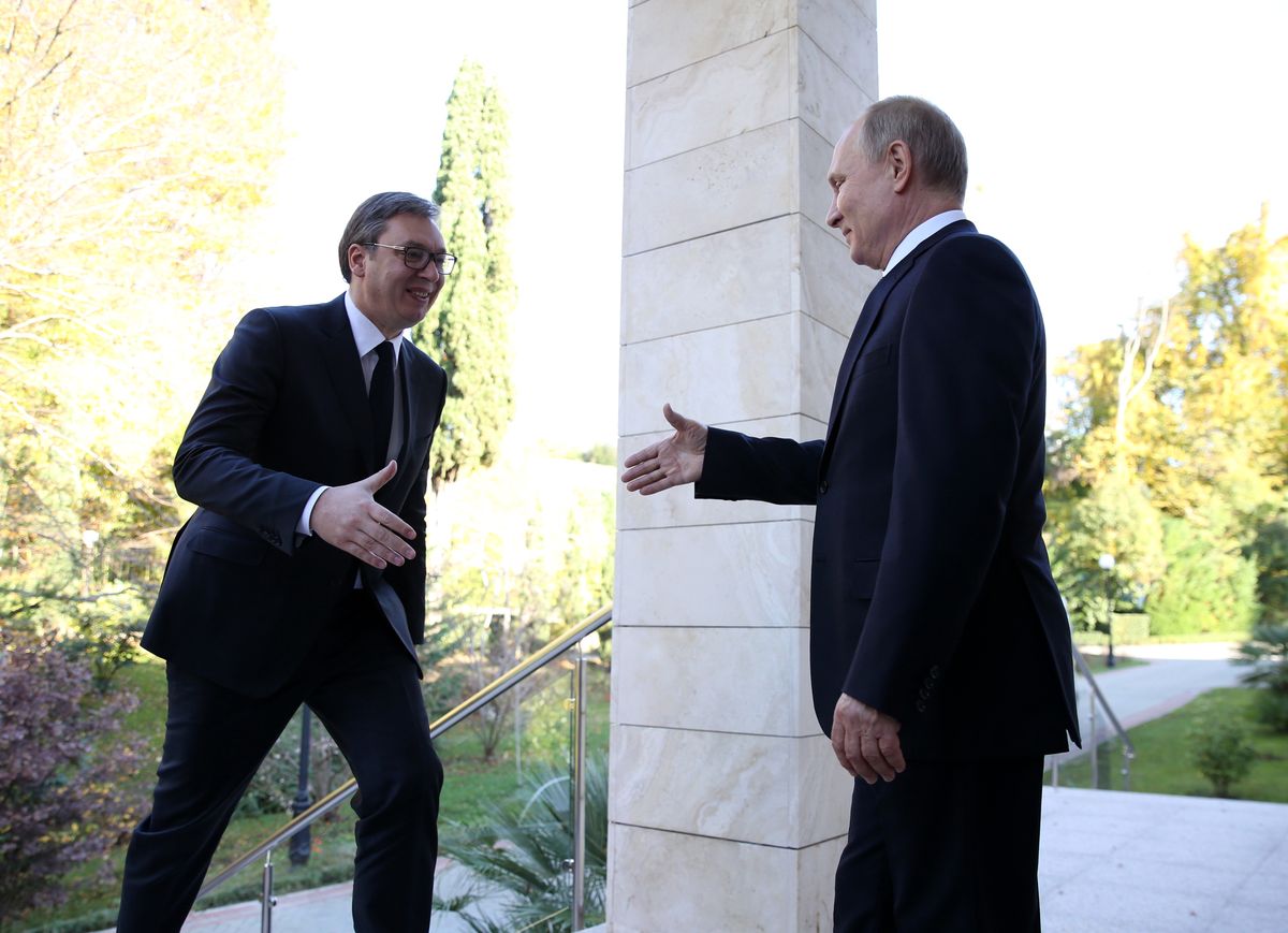Prezydenci Serbii i Rosji