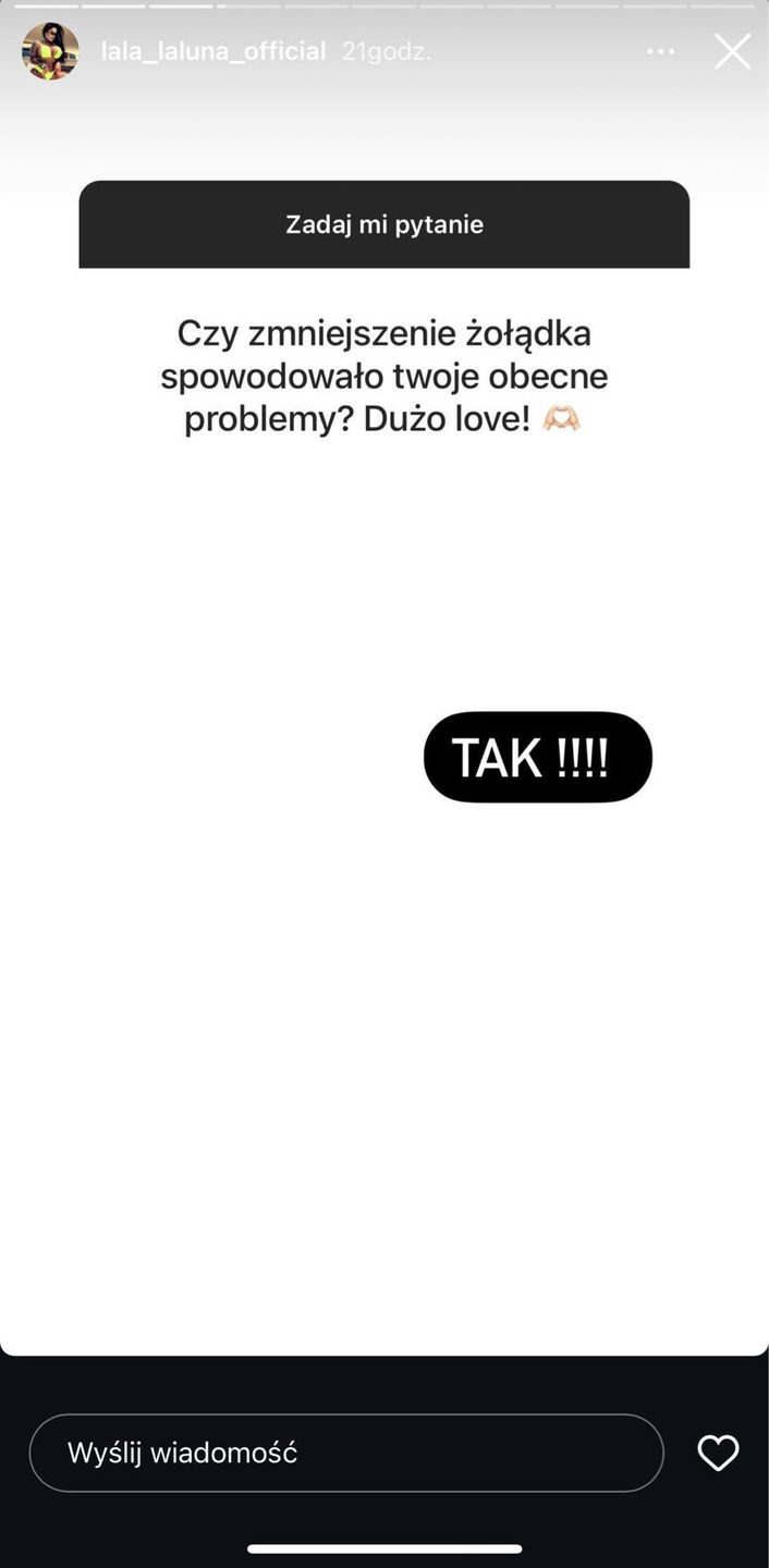 Laluna Unique udzieliła odpowiedzi na temat stanu zdrowia