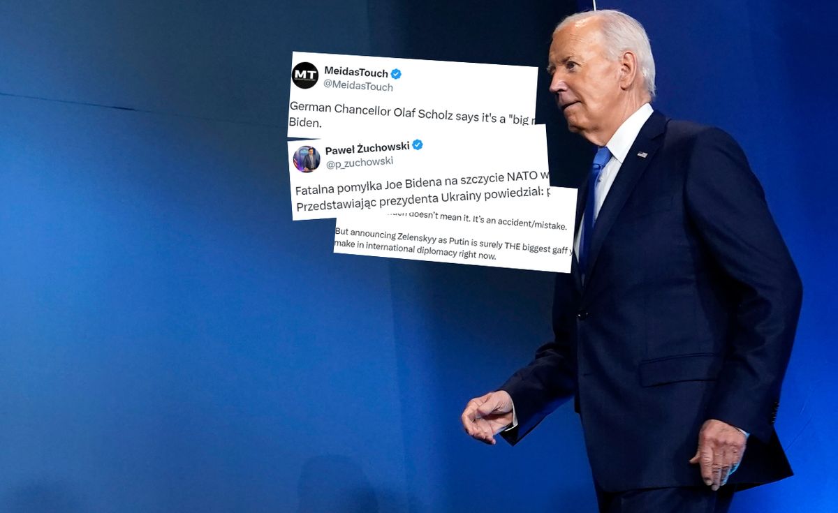 joe biden, wołodymyr zełenski, władimir putin, szczyt nato Największa gafa w dyplomacji. Lawina komentarzy po wpadce Bidena